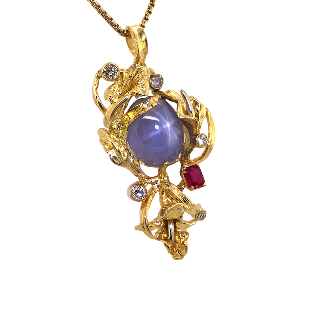 Gordon Aatlo Legacy Collection: Star Sapphire Pendant