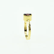 Michael Baksa 14K Gold Ceylon Lavender Spinel Ring