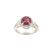 18k Spinel and Diamond Ring