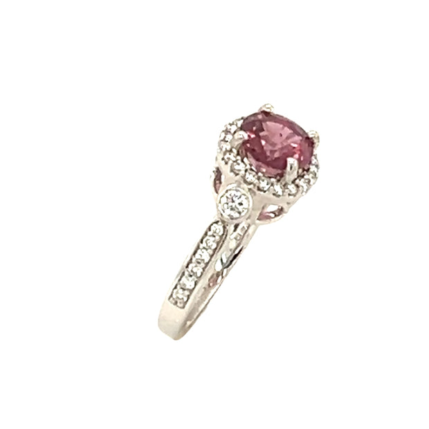 18k Spinel and Diamond Ring