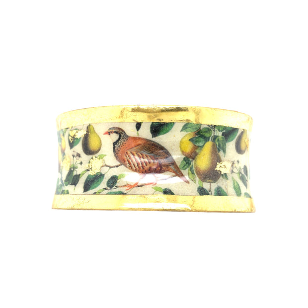 Evocateur Partridge and Pear Corset Cuff