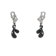 Black Diamond Designer Earrings