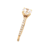 Elma 18k Yellow Gold Classic Engagement Ring