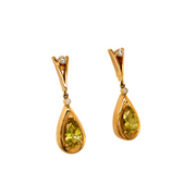 Gordon Aatlo Legacy Collection: Yellow Tourmaline Drop Earrings