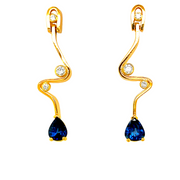Gordon Aatlo Legacy Collection: Blue Sapphire Earrings