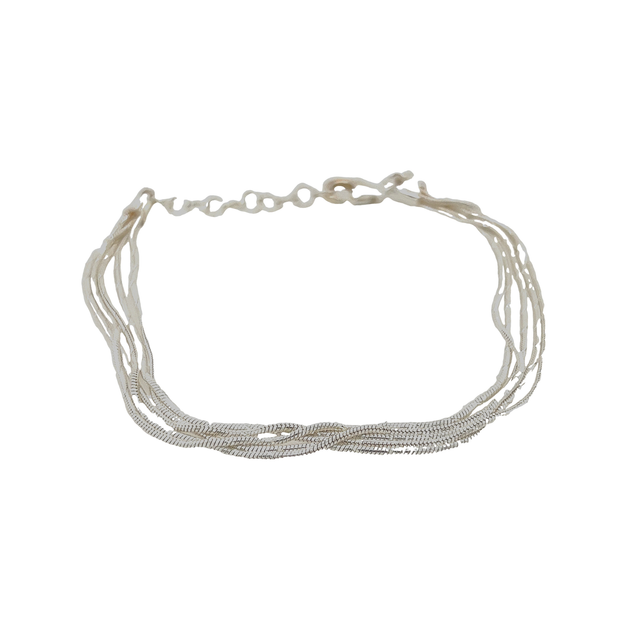 Peter Storm 5-Strand Sterling Silver Luster Bracelet