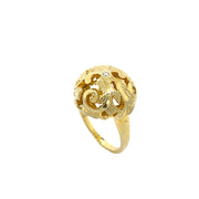 Designer Sterling and 18K Vermeil Ana Ring with Diamond