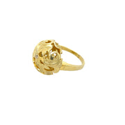 Designer Sterling and 18K Vermeil Ana Ring with Diamond