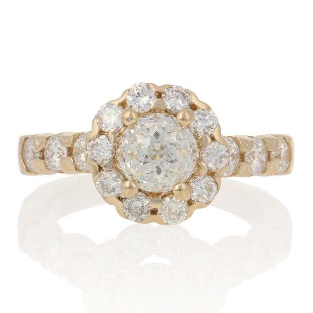 Crown of Light Diamond Engagement Ring