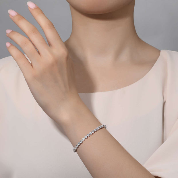 Lafonn Bezel Set Lassaire Diamond Tennis Bracelet