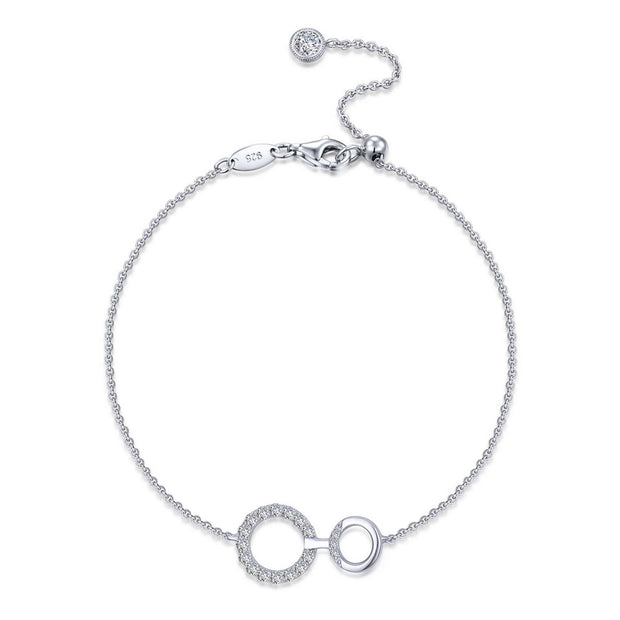 Lafonn Lassaire Diamond Interlocking Circles Bracelet