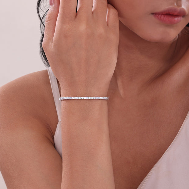 Lafonn 1.50 CTW Flexible Bangle Bracelet