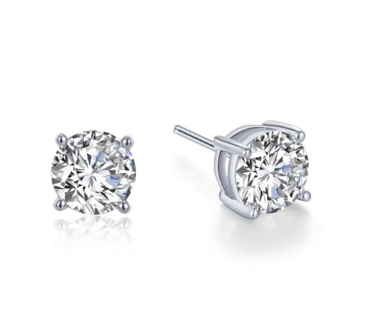 Lafonn 2 CTW 4 Prong Stud Earrings