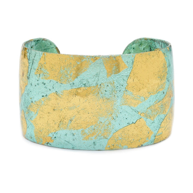 Evocateur  Wide Turquoise Cuff