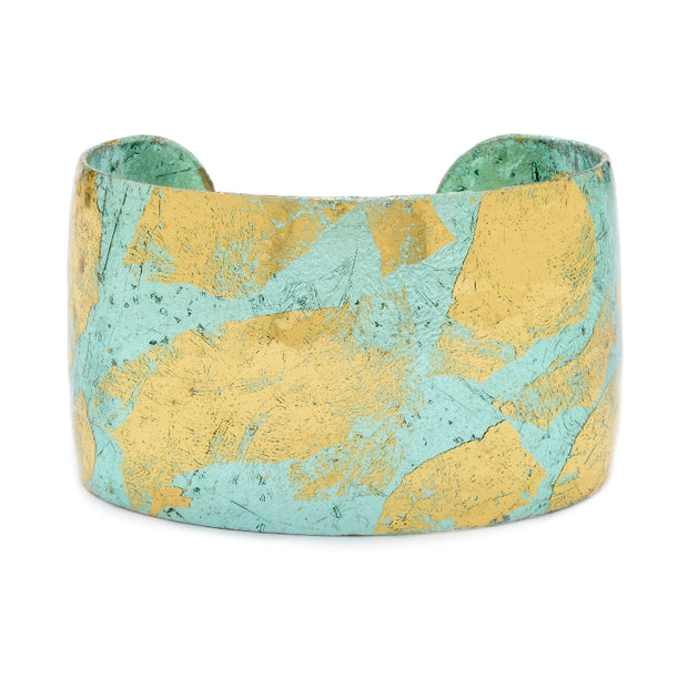 Evocateur  Wide Turquoise Cuff