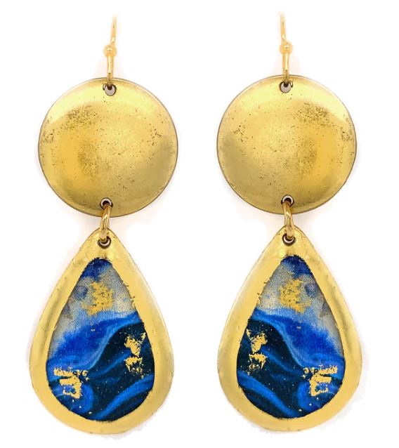 Evocateur Cast Yourself on Every Wave Mini Teardrop Earrings
