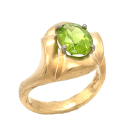 Gordon Aatlo Legacy Collection: Satin Finish Peridot Ring