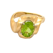 Gordon Aatlo Legacy Collection: Satin Finish Peridot Ring