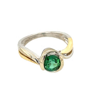 John Bagley Green Tourmaline Ring