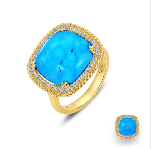 Lafonn Blue Halo Ring