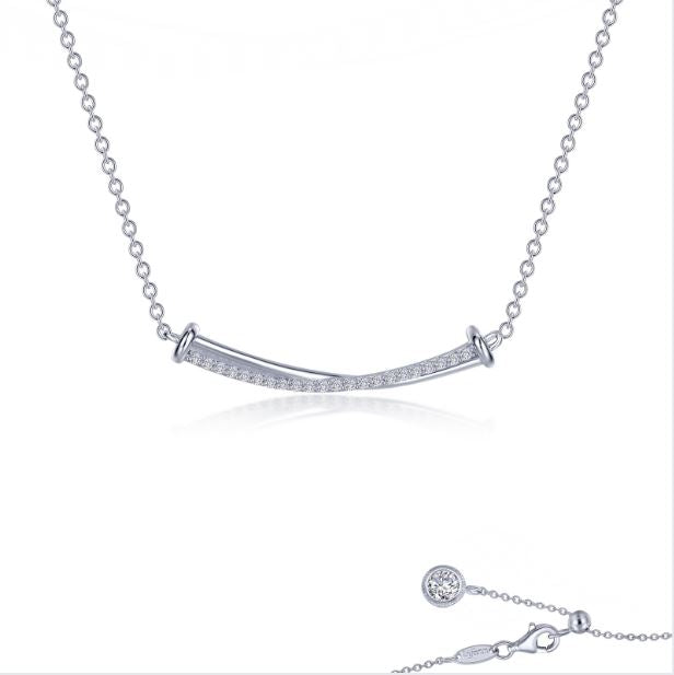 Lafonn Double-Bar Necklace