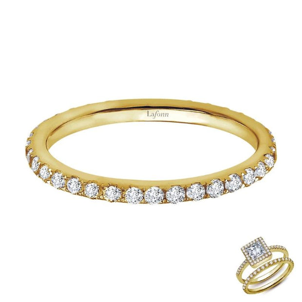 Lafonn Eternity Band .50 Carats With Round Lassiare Diamonds