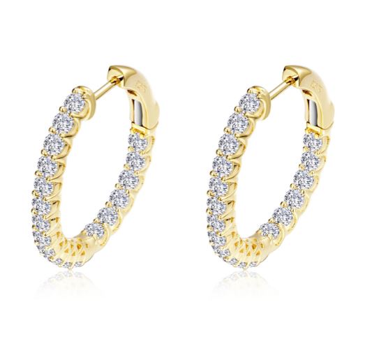 Lafonn Oval Hoop Earrings