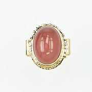Michael Baksa Unique  Raspberry Sorbet Grossular Garnet 14K Gold Ring