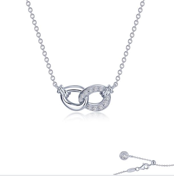 Lafonn Interlocking Circles Necklace