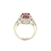 18k Spinel and Diamond Ring