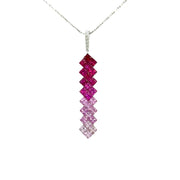 Pink Sapphire Ombre Necklace