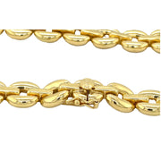 Heavy Gold Ladies Fancy Link Necklace