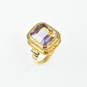 Michael Baksa Ametrine Band Ring in 14K Yellow Gold