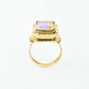 Michael Baksa Ametrine Band Ring in 14K Yellow Gold