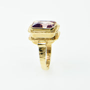 Michael Baksa Ametrine Band Ring in 14K Yellow Gold