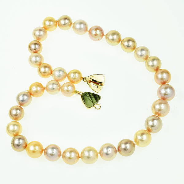 Michael Baksa 14K Multicolor Pearl Necklace