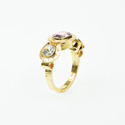 Michael Baksa 14K Pastel Ceylon Sapphire Ring