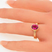 Michael Baksa Rubellite Ring