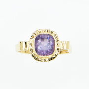Michael Baksa Lavender Ceylon Spinel Ring in 14K 