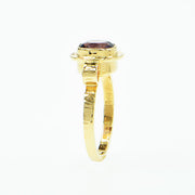 Michael Baksa Lavender Ceylon Spinel Ring in 14K 