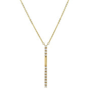 Diamond Statement Necklace in 14K Yellow Gold