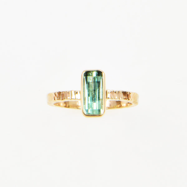 Michael Baksa Pixel Cut Tourmaline Ring