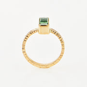 Michael Baksa Pixel Cut Tourmaline Ring