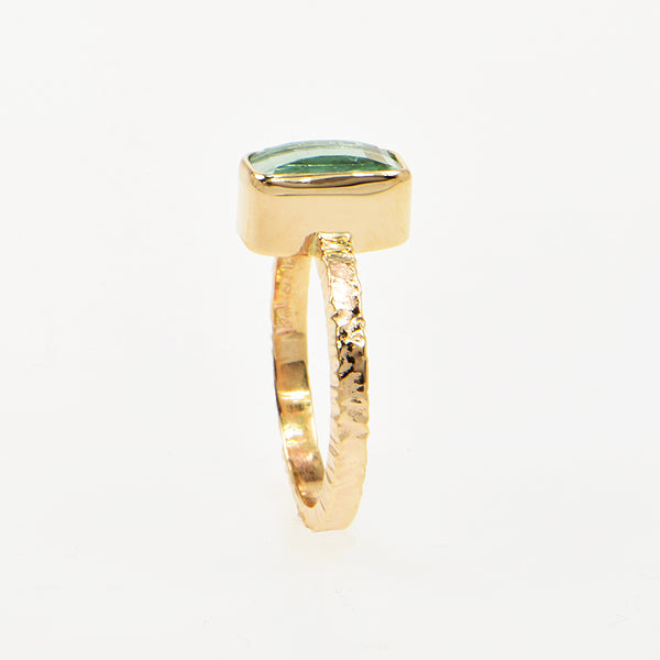 Michael Baksa Pixel Cut Tourmaline Ring