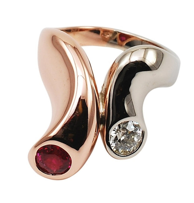 Gordon Aatlo Legacy Collection: Ruby and Diamond Ring - Aatlo Jewelry Gallery