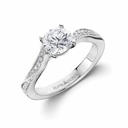 Elma Designs 18k Diamond Engagement Ring